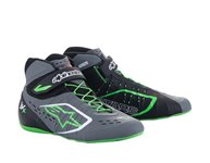 Alpinestars Karting Shoes Tech-1 KX V2 Black Grey Green Fluo 38
